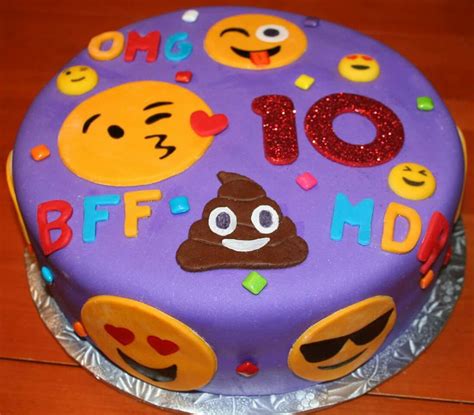 Emoji cake with homemade marshmallow fondant. | Emoji cake, Emoji birthday cake, Cake