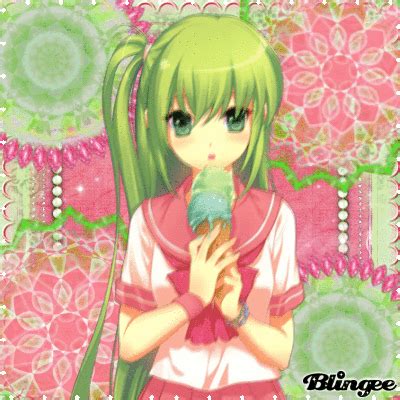 Ice Cream Anime Girl Picture #131297426 | Blingee.com