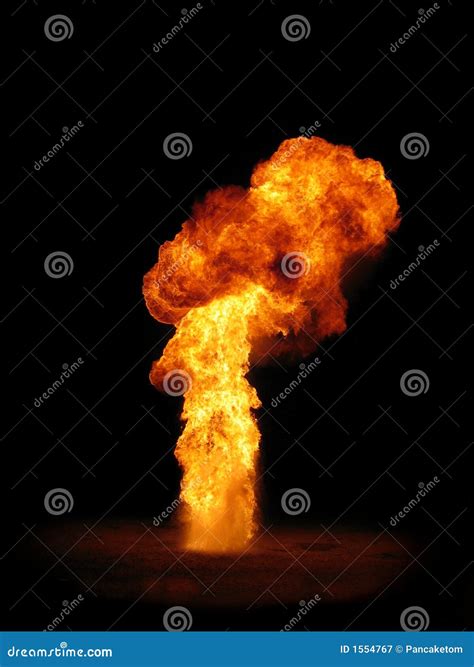 Pillar of fire stock image. Image of explode, intense - 1554767