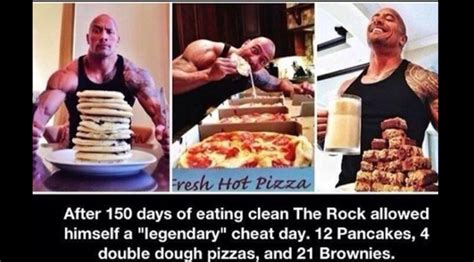 The Rock Cheat Day Food - Cheat Dumper