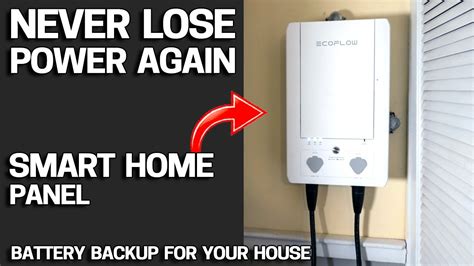 AUTOMATIC Battery Backup for your ENTIRE HOUSE! - Ecoflow Smart Home Panel - YouTube