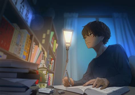 Anime Boy Reading Wallpapers - Wallpaper Cave