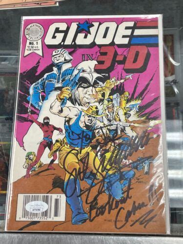 SGT SLAUGHTER SIGNED COMIC BOOK AUTOGRAPH GI JOE AUTO WWE WRESTLING JSA | eBay