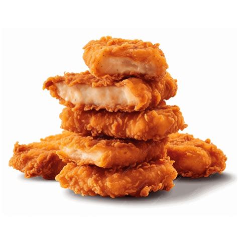 Premium Photo | Fried chicken nuggets on transparent background png