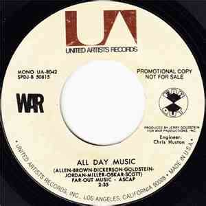 War - All Day Music album flac download