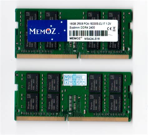 Memoz 16GB DDR4 2400 Sodimm Laptop RAM PC4 19200 Memory