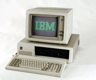 1980s IBM PC, the green screen reminds me of the computer room at ...