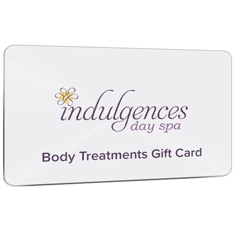 Body Treatments Gift Card - Indulgences Day Spa