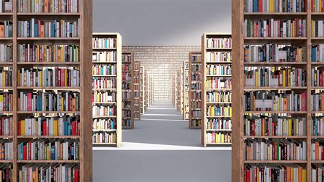 3D model Library books shelves VR / AR / low-poly | CGTrader