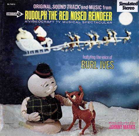 Burl Ives. Rudolph the Red-Nosed Reindeer. Original Soundtrack - MCA15003, MCA247 Vinyl Record ...