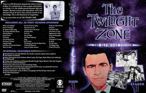 The Twilight Zone - Season 1 - TV DVD Custom Covers - TwilightZone S1 :: DVD Covers