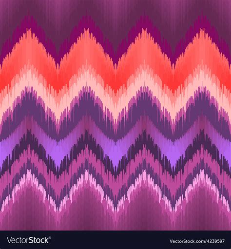 Seamless ikat wallpaper Royalty Free Vector Image