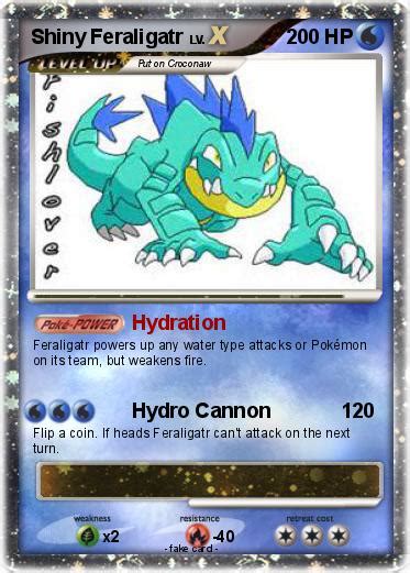 Pokémon Shiny Feraligatr - Hydration - My Pokemon Card