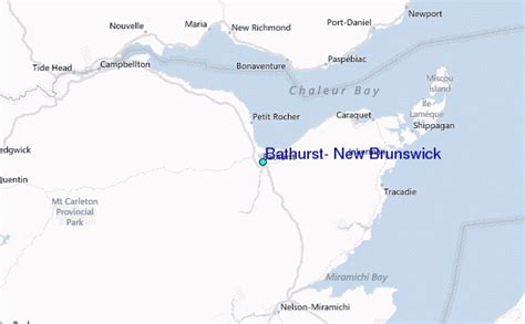 Bathurst, New Brunswick Tide Station Location Guide