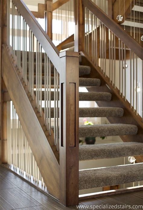 Self Supported Maple - Specialized Stair & Rail | Craftsman staircase ...