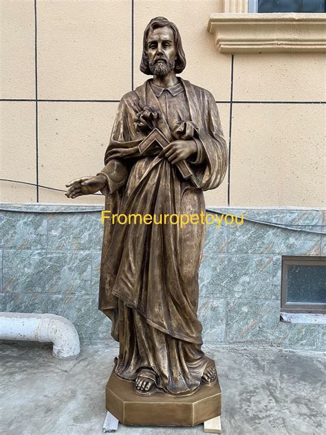 Bronze St. Joseph the Worker Statue - Etsy