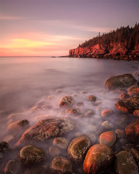 Otter Cliffs Summer Sunrise | From Sunday morning. Wanted to… | Flickr