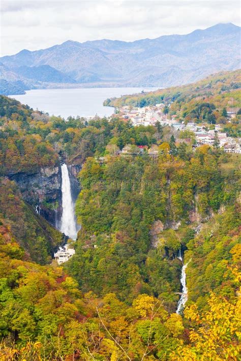 Kegon Falls in Autumn at the Nikko National Park, Japan Stock Photo ...