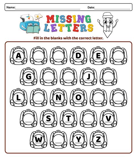 Alphabet Worksheets Kindergarten - 20 Free PDF Printables | Printablee