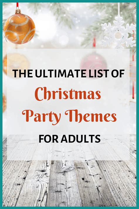 Best 25 Christmas Party themes Ideas for Adults – Home, Family, Style ...