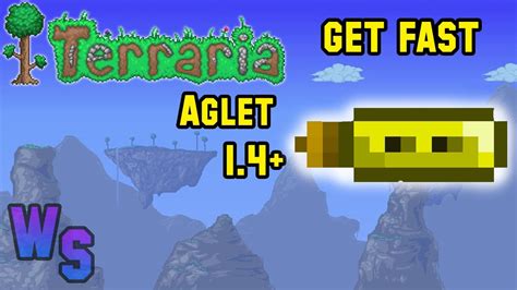 Terraria how to get FAST Aglet on 1.4.4.9 (SEED) *PC* - YouTube