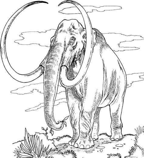 Mammoth - Coloring Pages