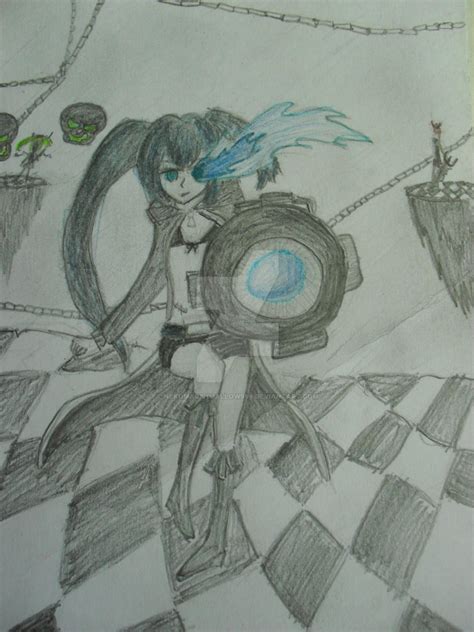 Black rock shooter [fan art] by nekomarshmallow999 on DeviantArt