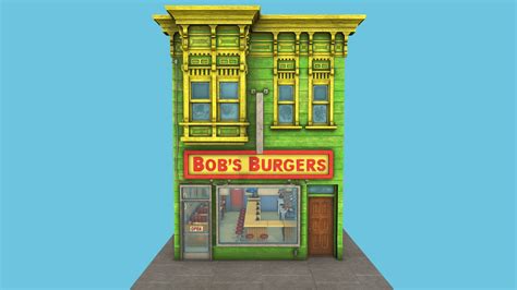 Bob's Burgers Restaurant - 3D model by AndyBegg [d7e12a9] - Sketchfab