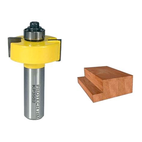 ROUTER BIT RABBETING 1 1/4" X 1/2" - 1/2" SHANK - 3/8" DEPTH (TCT) | Fowkes Bros