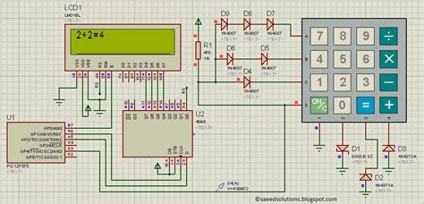 Calculator Schematic Circuit Diagram