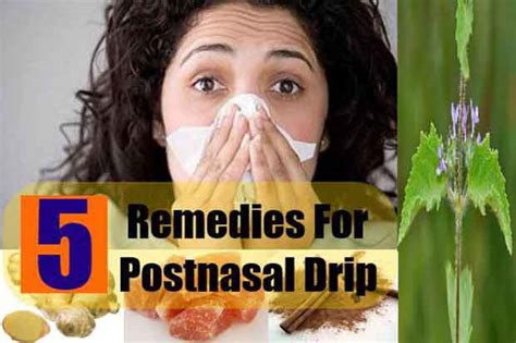 Best 5 Home Remedies For Postnasal Drip