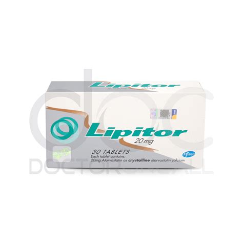 Buy Lipitor 20mg Tablet 30s- Uses, Dosage, Side Effects, Instructions - DoctorOnCall