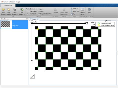 Matlab camera calibration getting peripheral corners - Stack Overflow