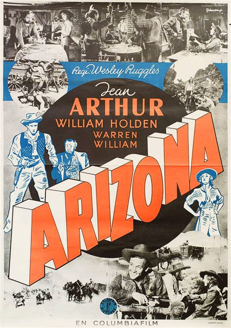 Arizona Original 1940 Swedish B1 Movie Poster - Posteritati Movie ...