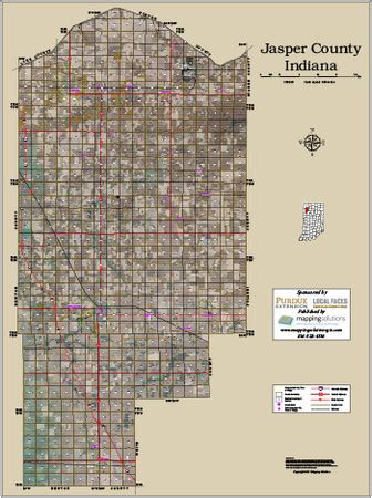 Jasper County Indiana 2015 Aerial Map, Jasper County Parcel Map 2015 ...