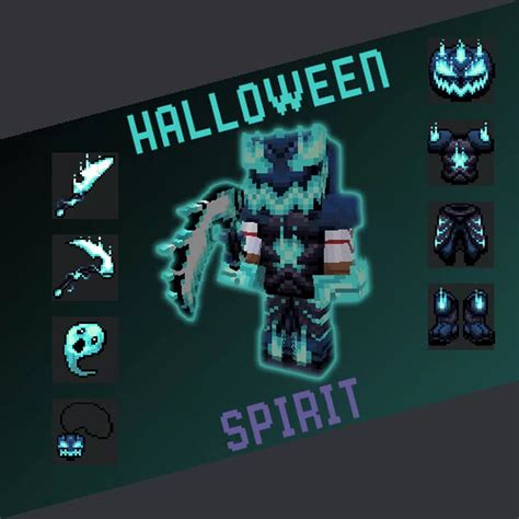 Halloween spirit armor set Minecraft Texture Pack