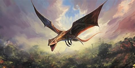 Premium AI Image | Pterodactyl Flying