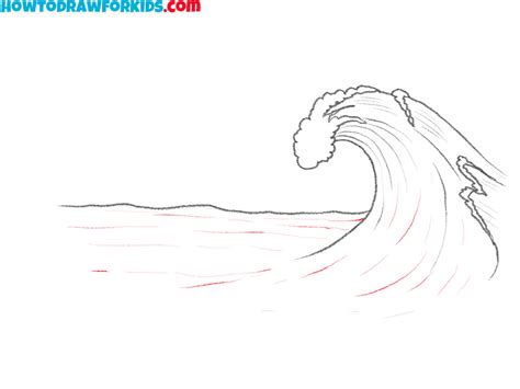 14 Best Photos Of Waves Drawings Templates How To Draw Waves Ocean | Porn Sex Picture