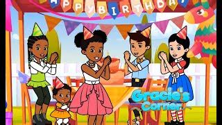 Happy Birthday Song | Gracie's Corner | Nursery Rhymes + Kids Songs Chords - Chordify