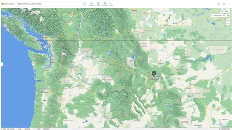 Helena Montana Map - United States