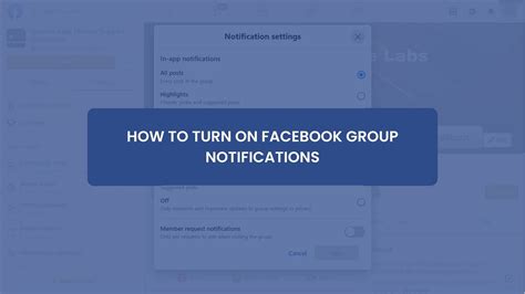 Never Miss a Beat: How to Turn On Facebook Group Notifications for Maximum Engagement - Group ...