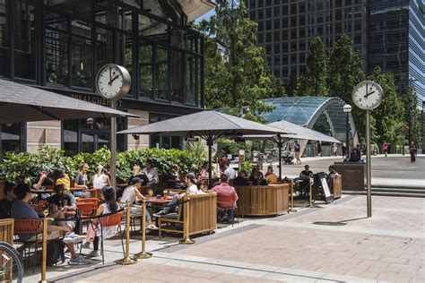 18 Canary Wharf Restaurants And Bars For Outdoor Dining And Drinking