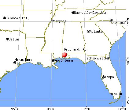 Prichard, Alabama (AL 36612, 36616) profile: population, maps, real estate, averages, homes ...