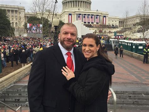 Triple H and Stephanie McMahon attend the inauguration of President ...