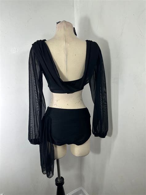 Black Contemporary Dance Costume – Co9dancecostumes