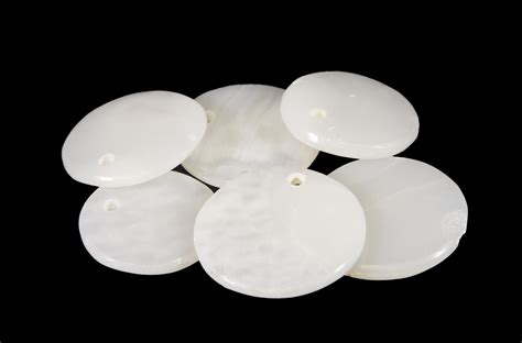 Onyx 1.5" White Pendants Jewelry Making 5 Pack - Kids Love Rocks