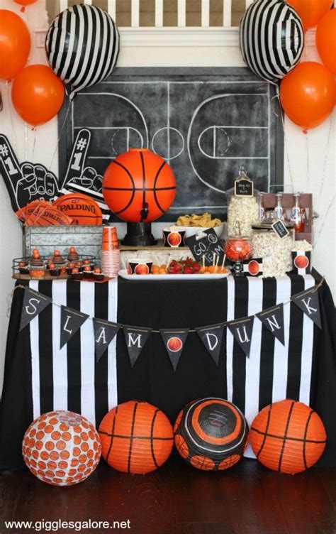 March Madness Basketball Party Ideas | Basketball birthday parties, Basketball theme birthday ...