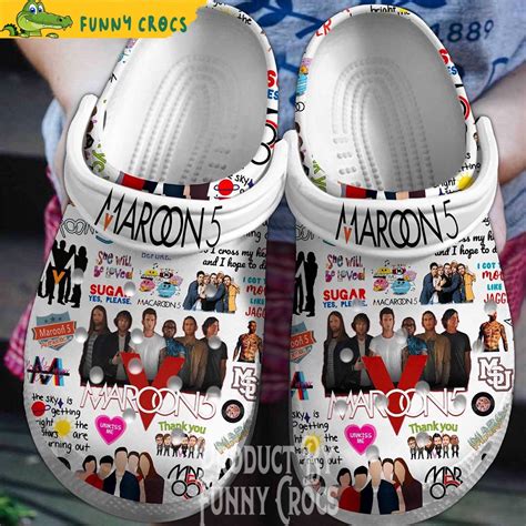 Maroon 5 Band Members Music Crocs - Discover Comfort And Style Clog ...