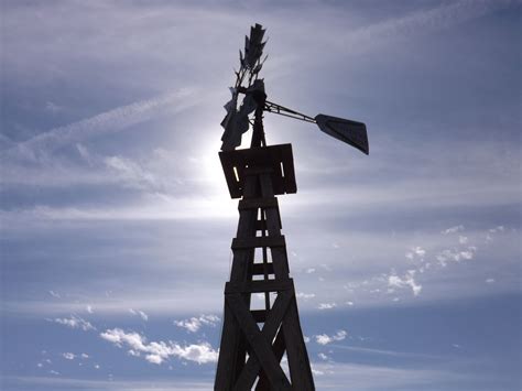 Black Kettle National Grassland | Windmill, Utility pole, Kettle