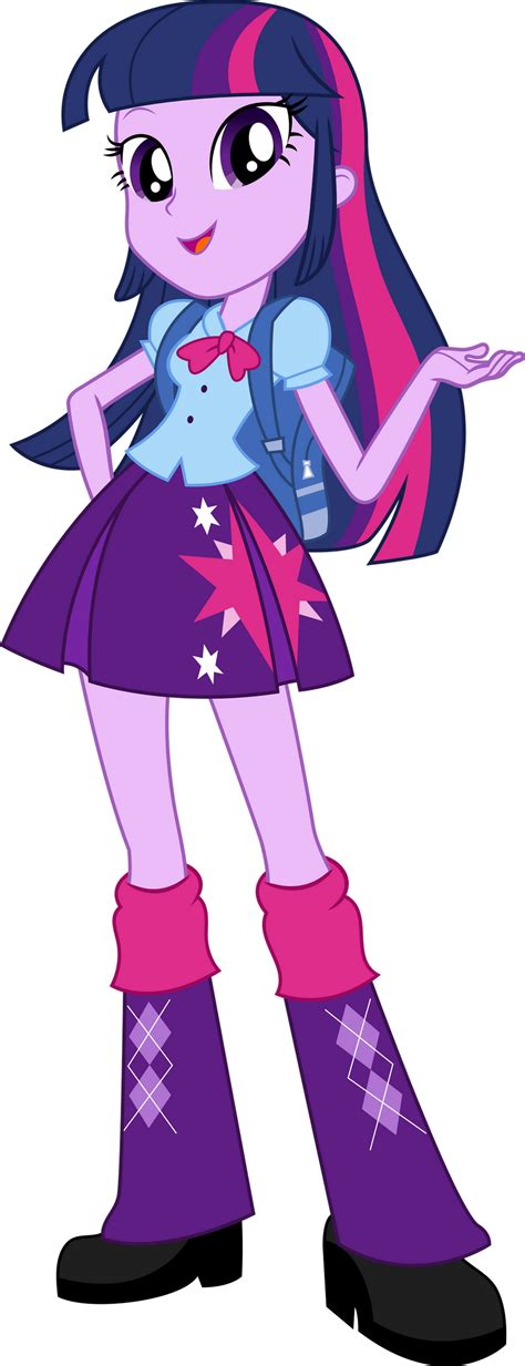 Equestria Girls Twilight Sparkle Vector by Sugar-Loop on DeviantArt